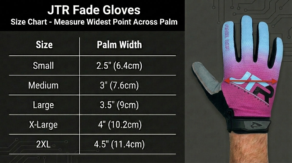 NYHET! - JTR Fade Gloves (Pink/Aqua)